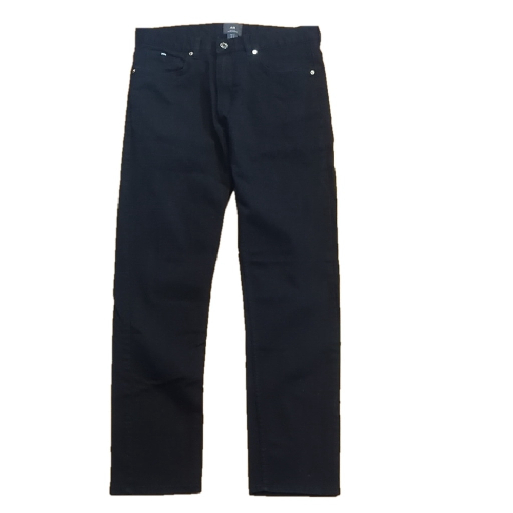 H&M Black Straight Leg Jeans Size 31